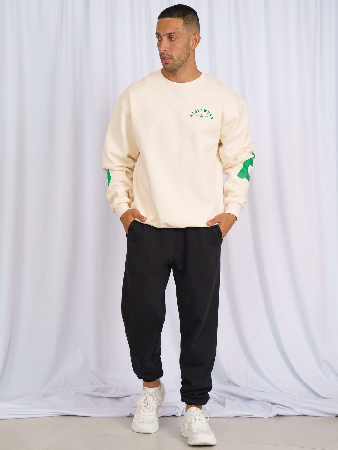 Unisex Collegiate Sweater - Vanilla Clothing Ryderwear