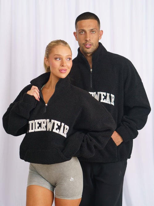 Unisex Teddy Jumper Black