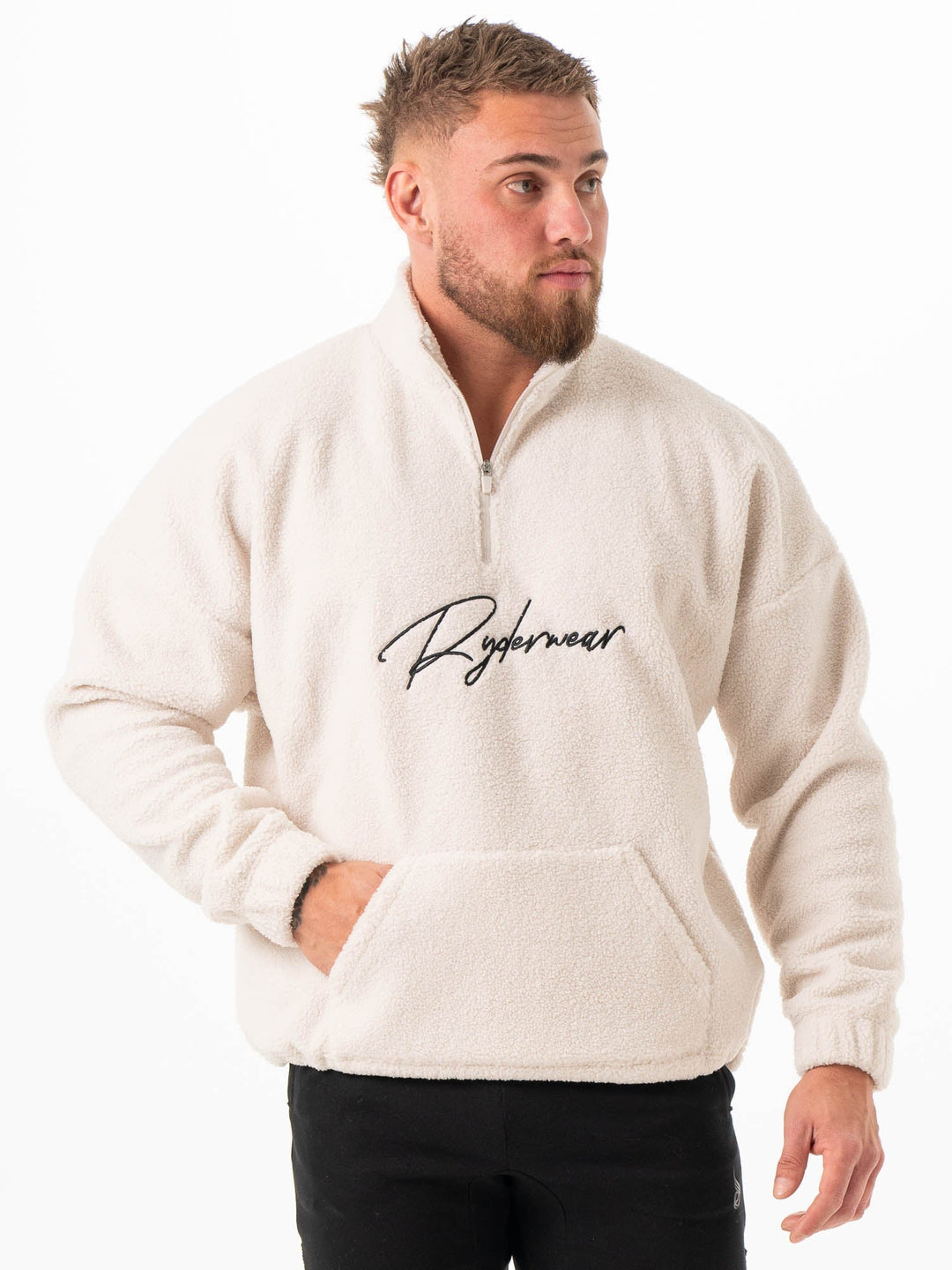 Unisex Teddy Jumper - Bone Clothing Ryderwear