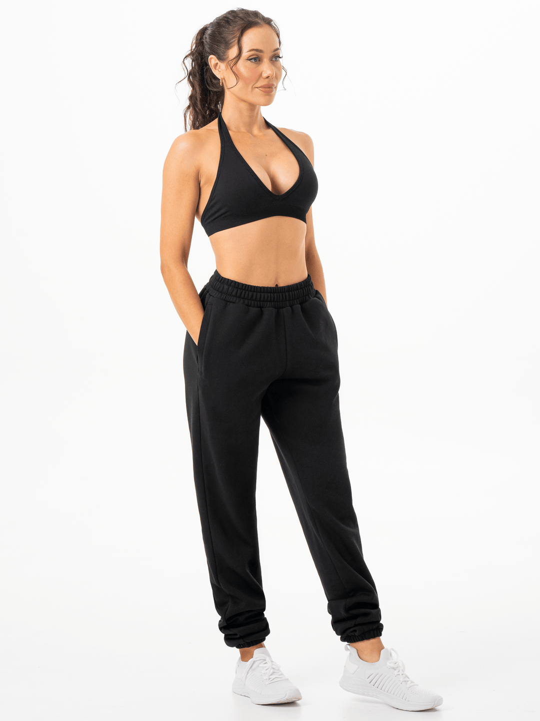 Unisex Track Pants - Black Clothing Ryderwear