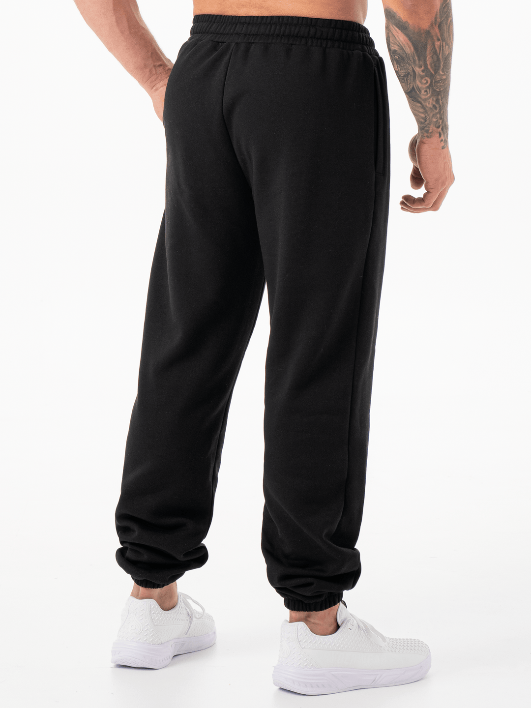 Unisex Track Pants - Black Clothing Ryderwear