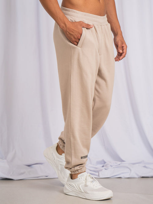 Unisex Track Pants Sand