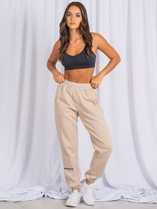 Unisex Track Pants Sand