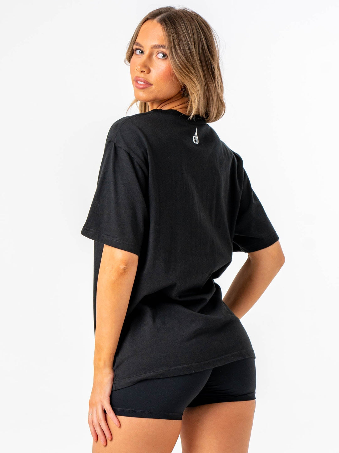 You vs You Oversized T-Shirt - Black Clothing Ryderwear