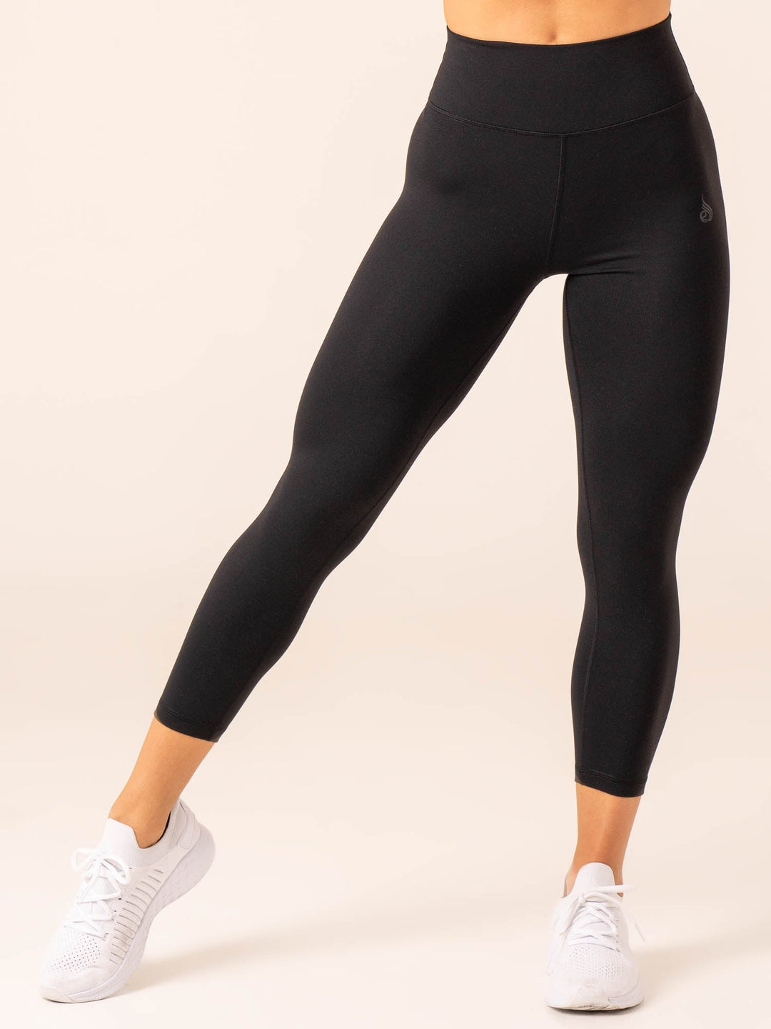 7/8 High Waisted Leggings - Black Clothing Ryderwear