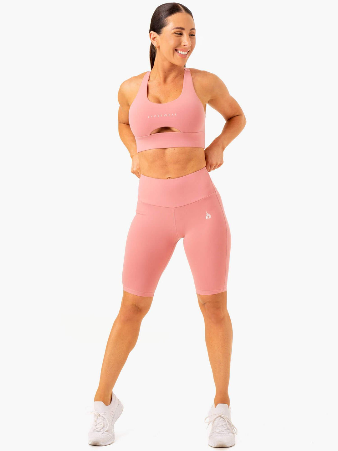 Action Bike Short - Blush Pink Clothing Ryderwear