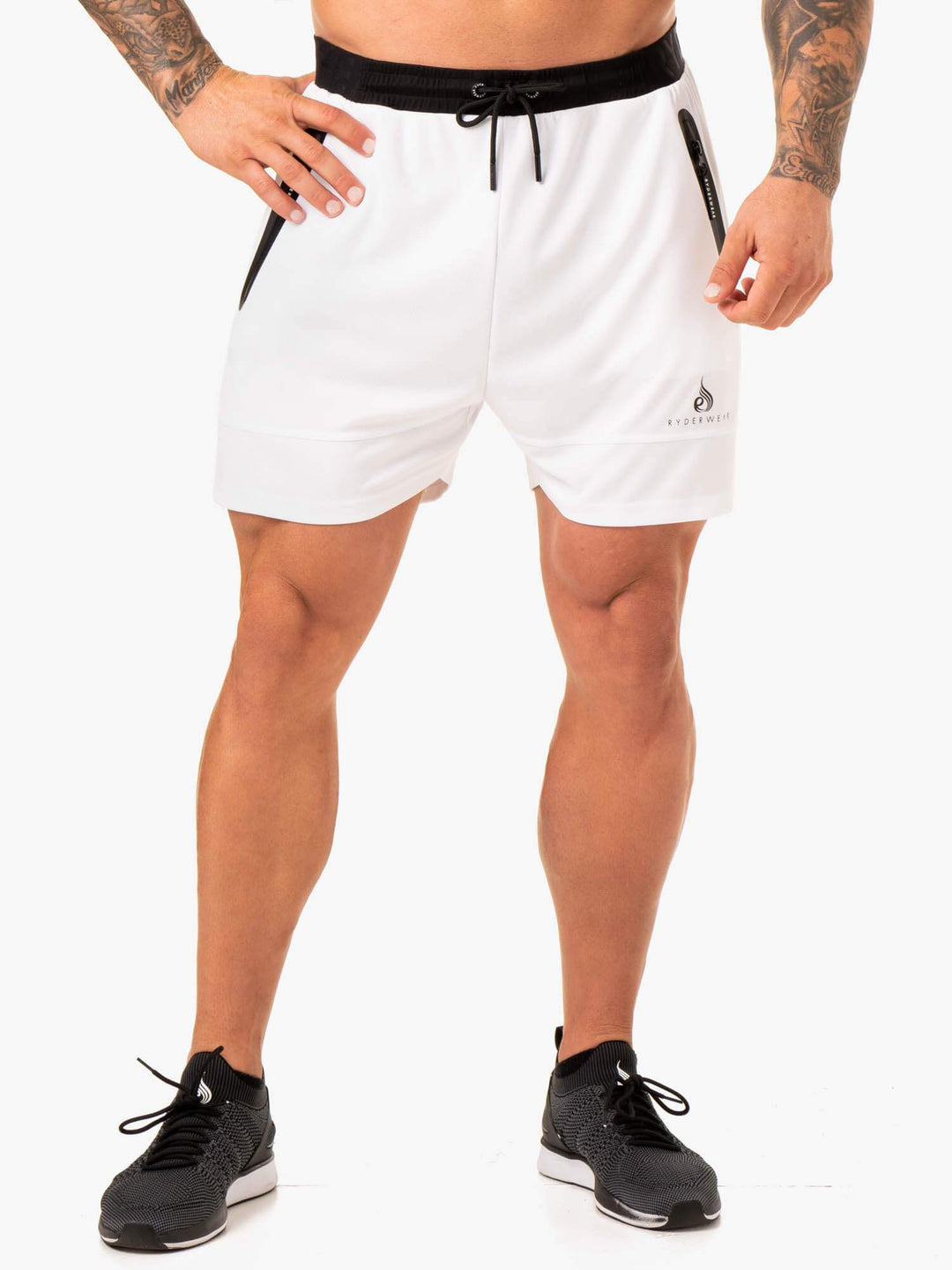 Action Mesh Short - White Clothing Ryderwear