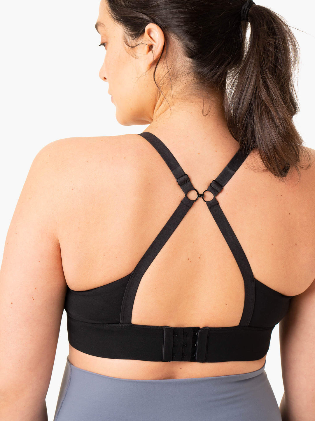Active Bump Sports Bra - Black Clothing Ryderwear