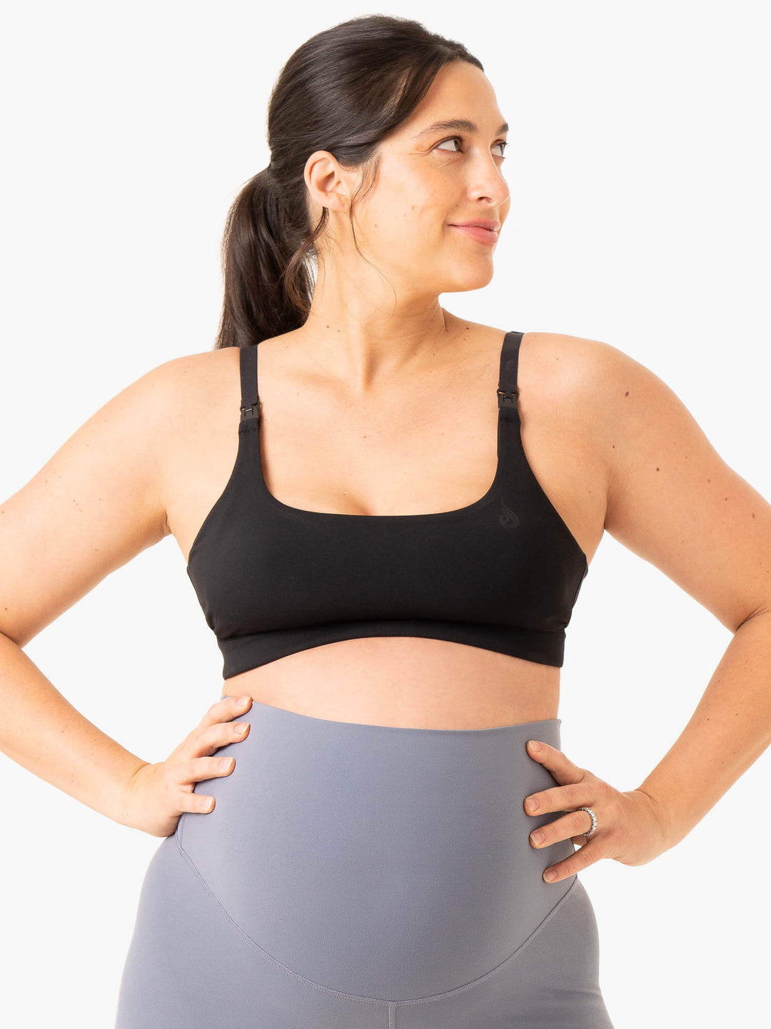 Active Bump Sports Bra - Black Clothing Ryderwear