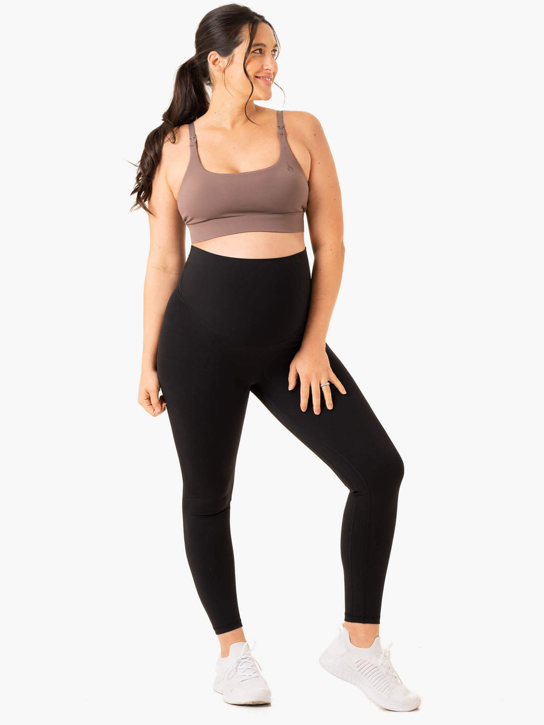 Active Bump Sports Bra - Chocolate Clothing Ryderwear