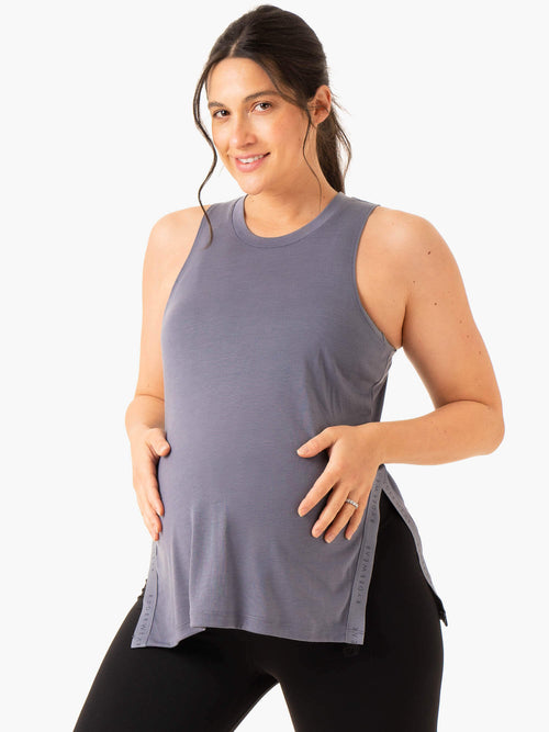 Active Bump Tank Steel Blue