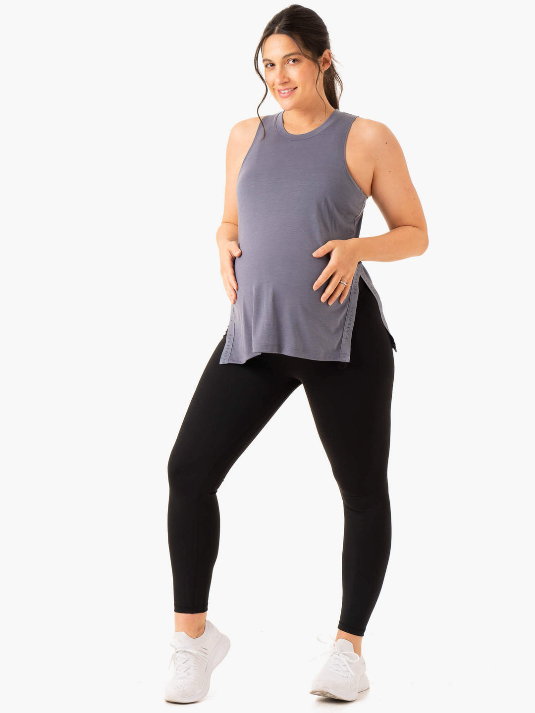 Active Bump Tank - Steel Blue Clothing Ryderwear