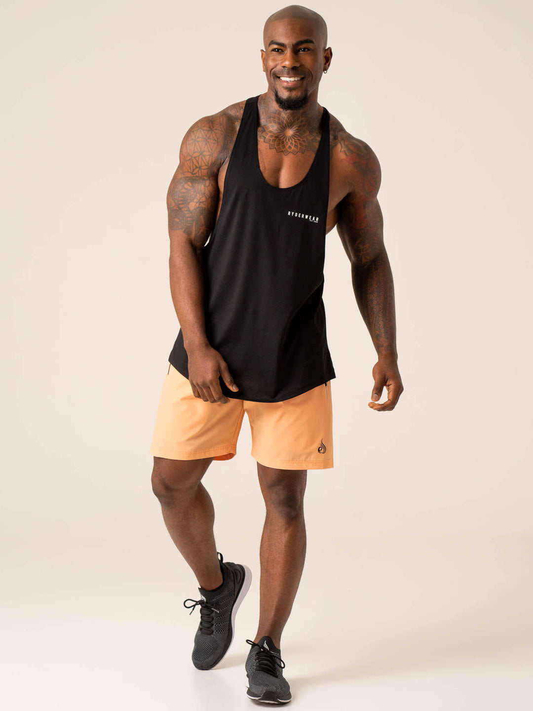 Adapt Training Short - Orange Sherbet Clothing Ryderwear