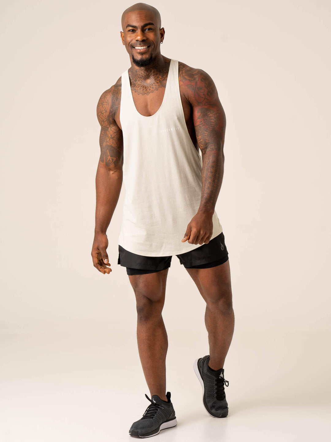 Advance 2 In 1 Training Short - Black Clothing Ryderwear