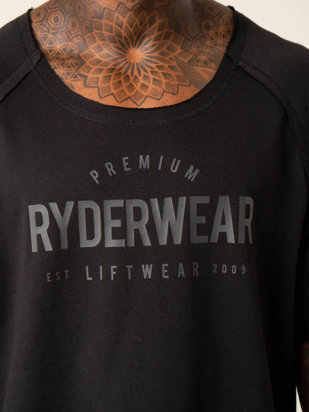 Advance Fleece Rag Top - Black Clothing Ryderwear
