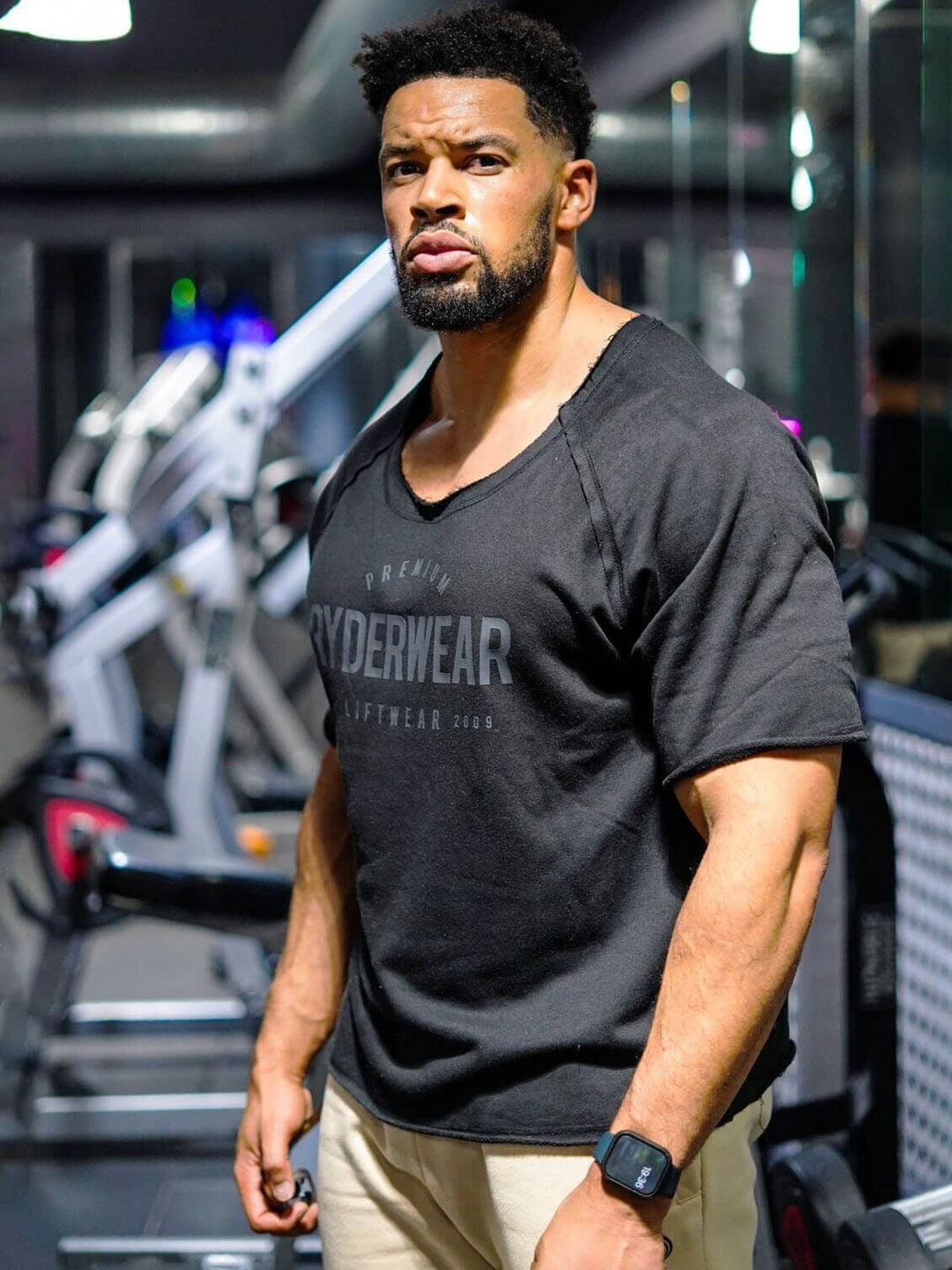 Advance Fleece Rag Top - Black Clothing Ryderwear