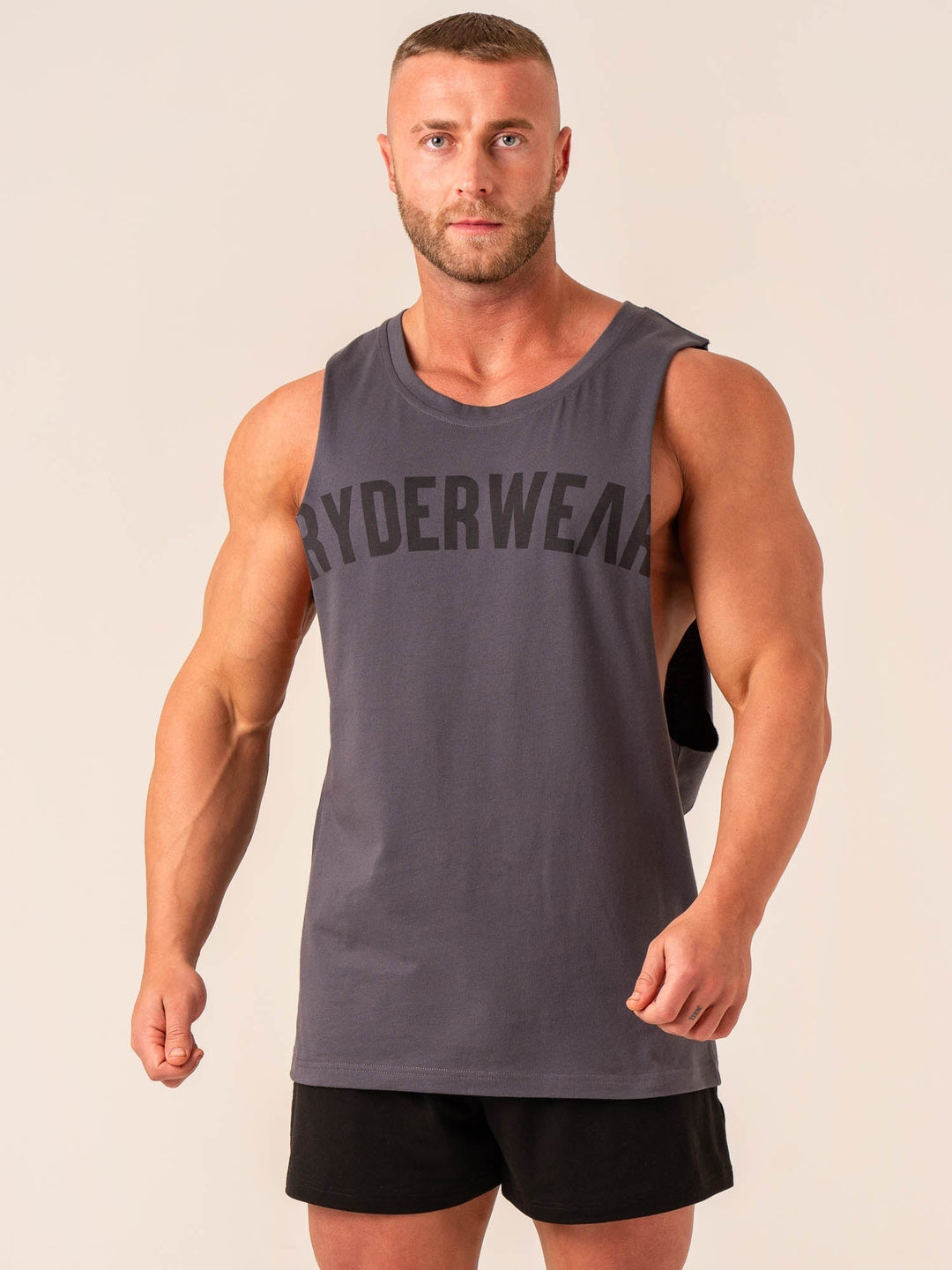 Baller Tank - Charcoal Clothing Ryderwear