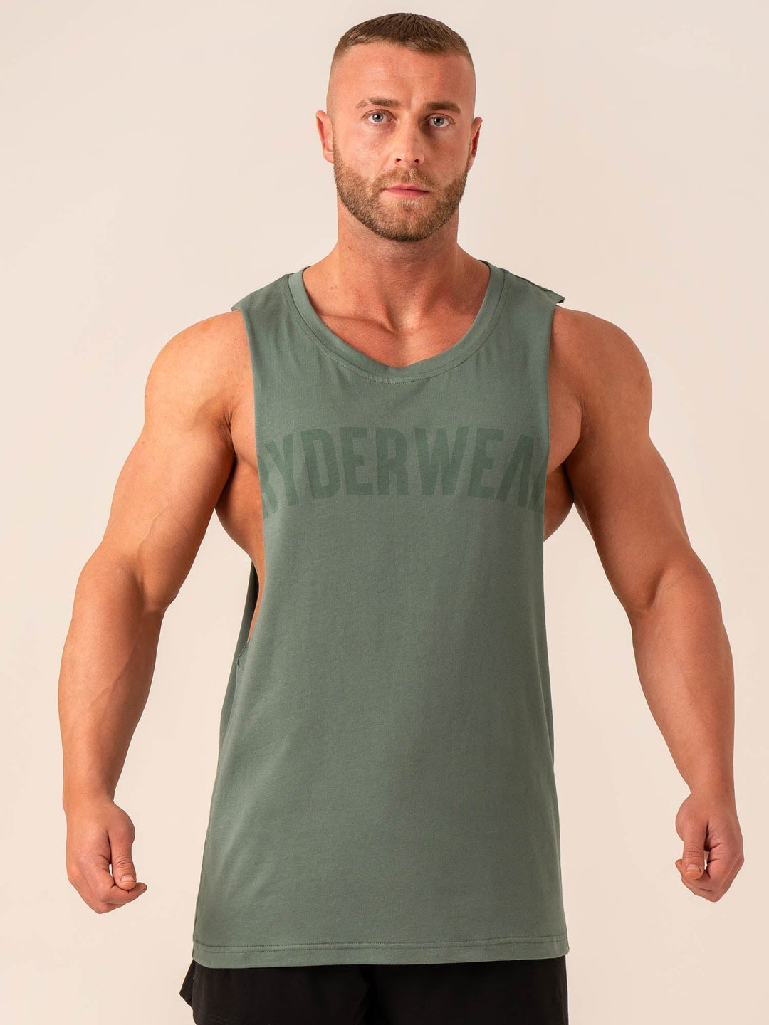 Baller Tank - Fern Green Clothing Ryderwear