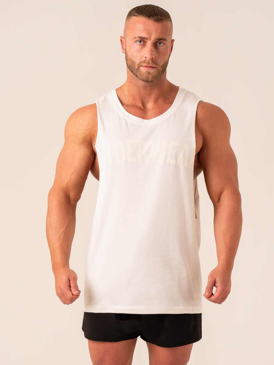 Baller Tank - White Clothing Ryderwear