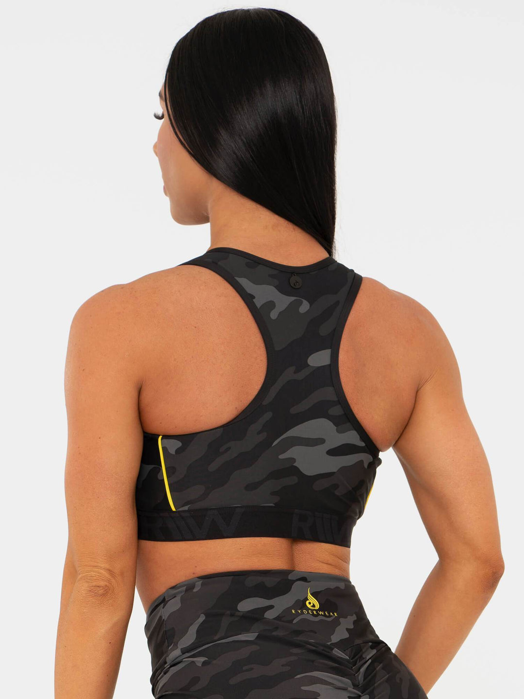 BFCAMO Zip Up Sports Bra - Camo Clothing Ryderwear