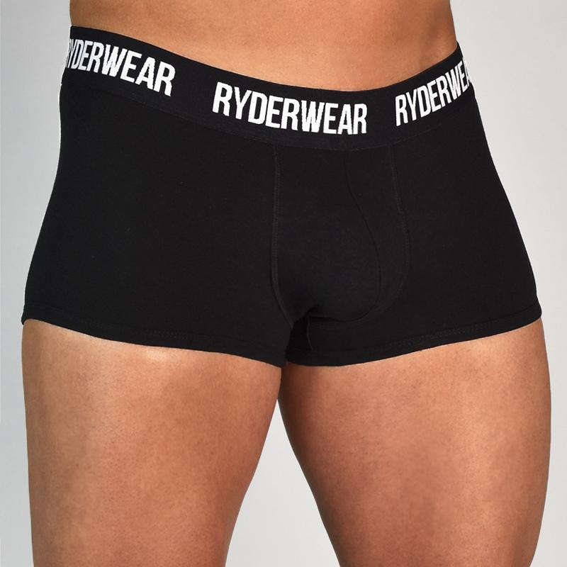 Boxer Brief - Black - Front Left