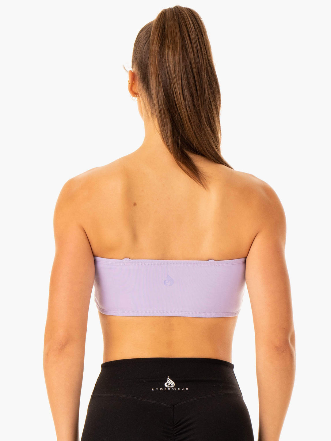 Convertible Bandeau Sports Bra - Lavender Clothing Ryderwear