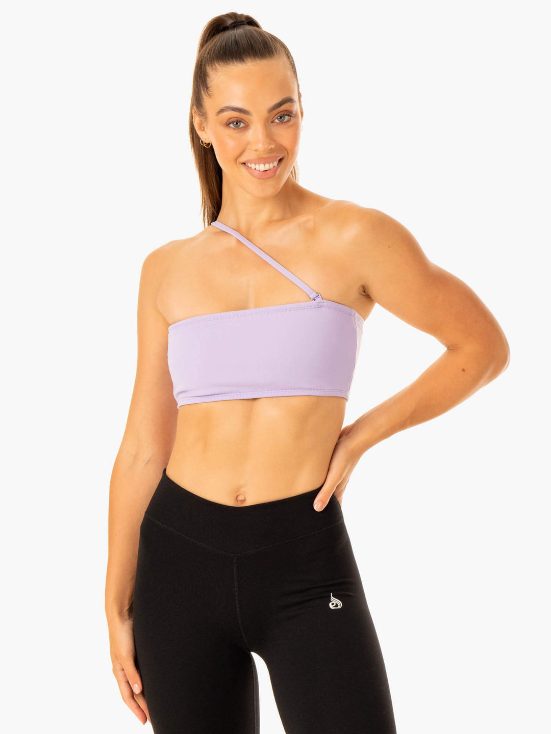 Convertible Bandeau Sports Bra - Lavender Clothing Ryderwear
