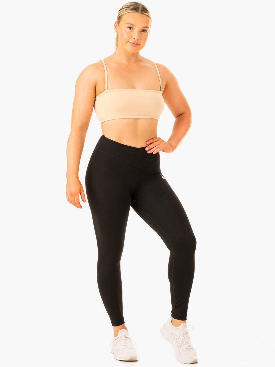 Convertible Bandeau Sports Bra - Sand Clothing Ryderwear