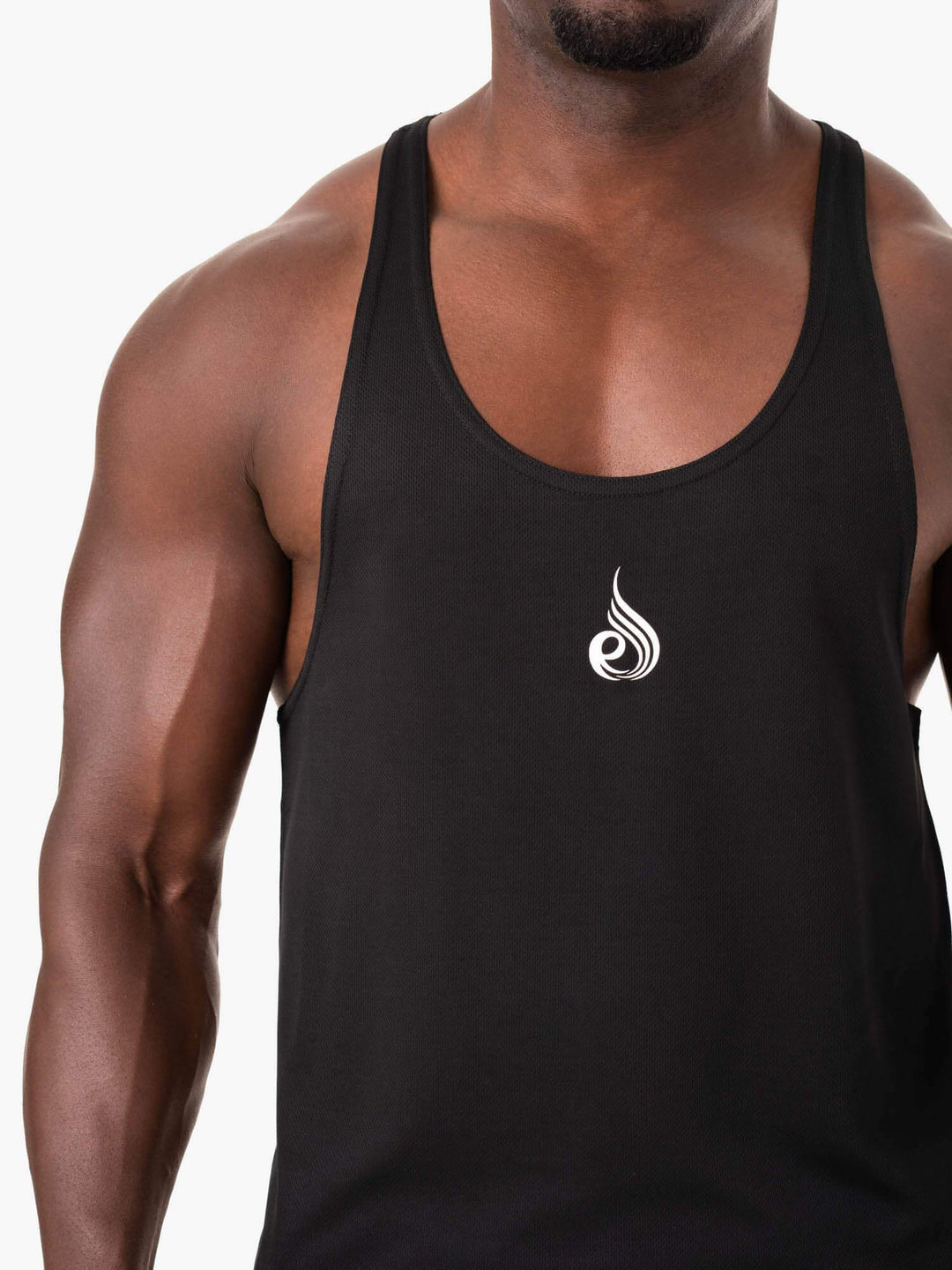 Define Mesh T-Back - Black Clothing Ryderwear