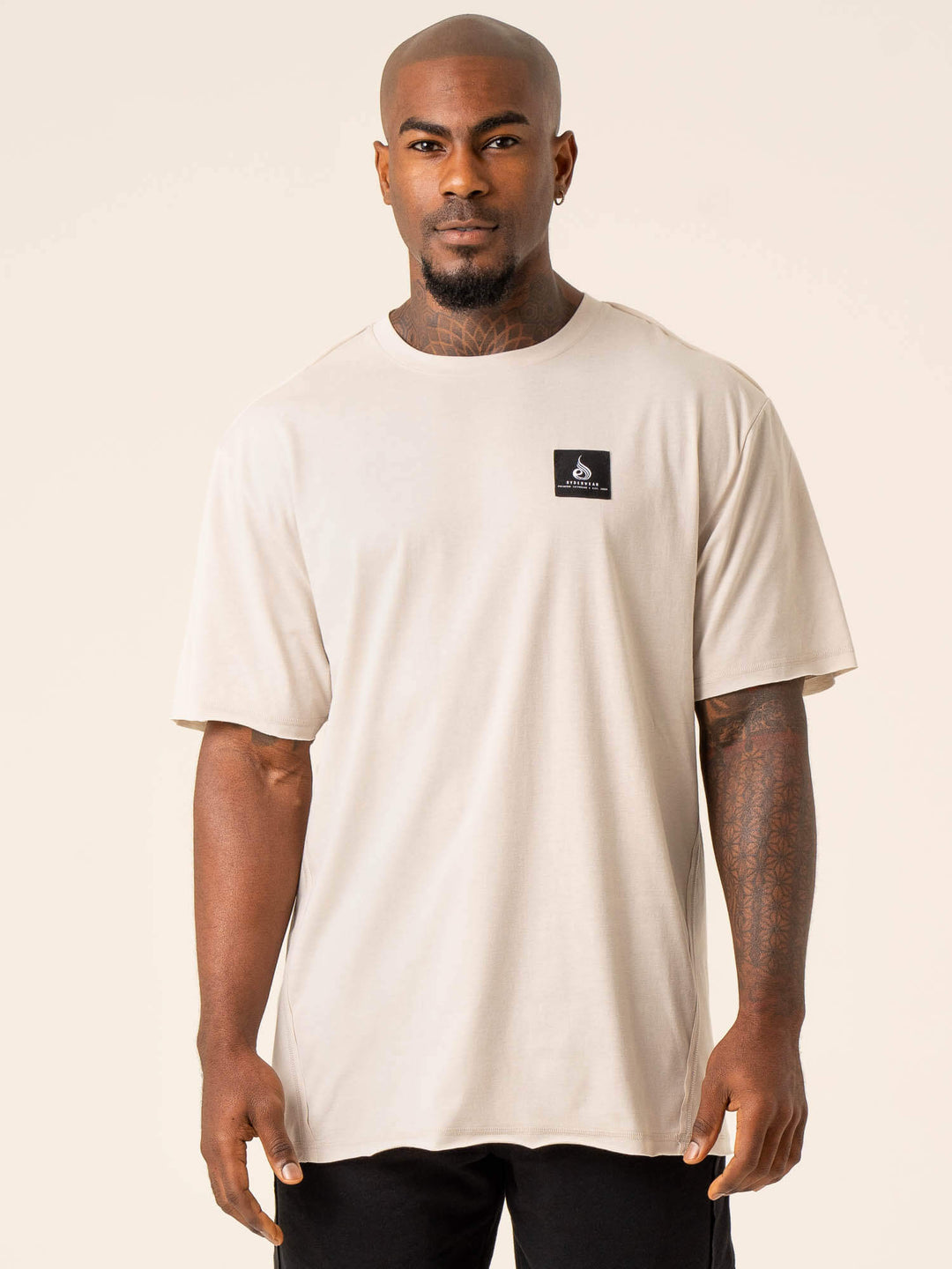 Dynamic Oversized T-Shirt - Stone Clothing Ryderwear
