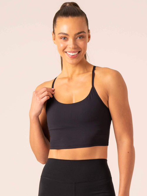 Embody Compression Tank Bra Black