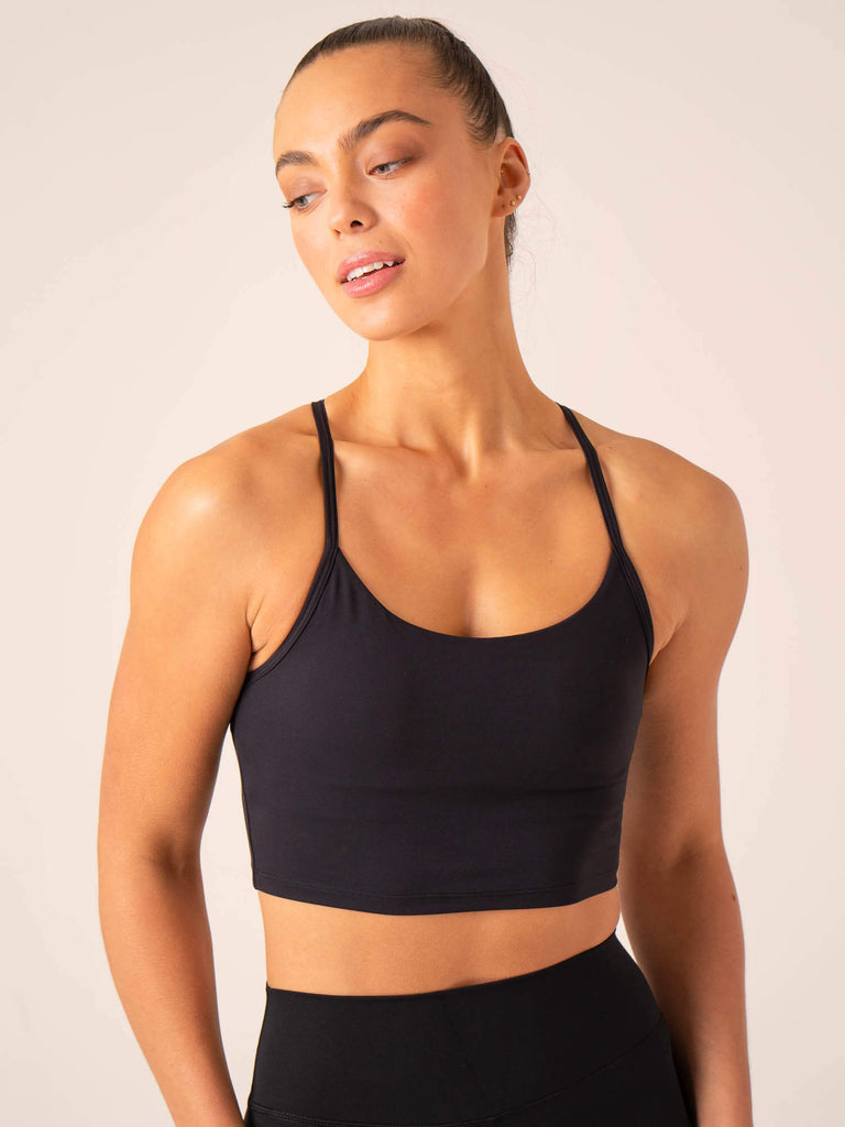 Embody Compression Tank Bra Black Ryderwear