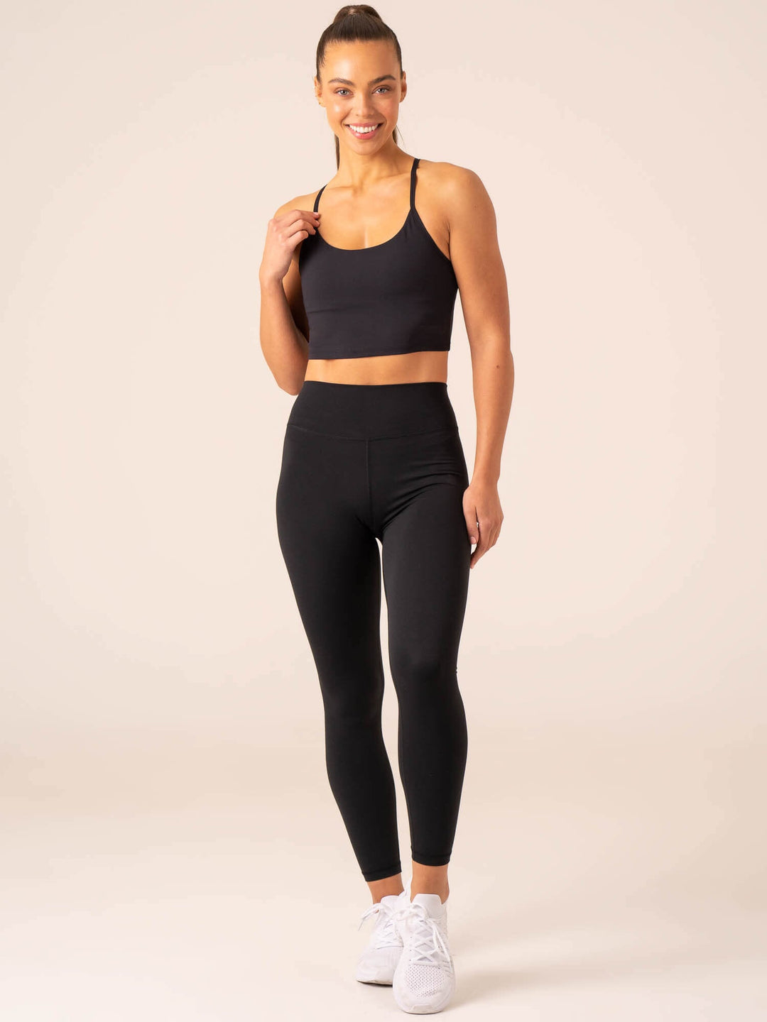 Embody Compression Tank Bra - Black Clothing Ryderwear