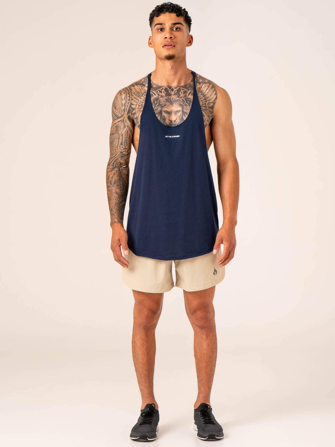 Emerge Arnie T-Back - Navy Clothing Ryderwear