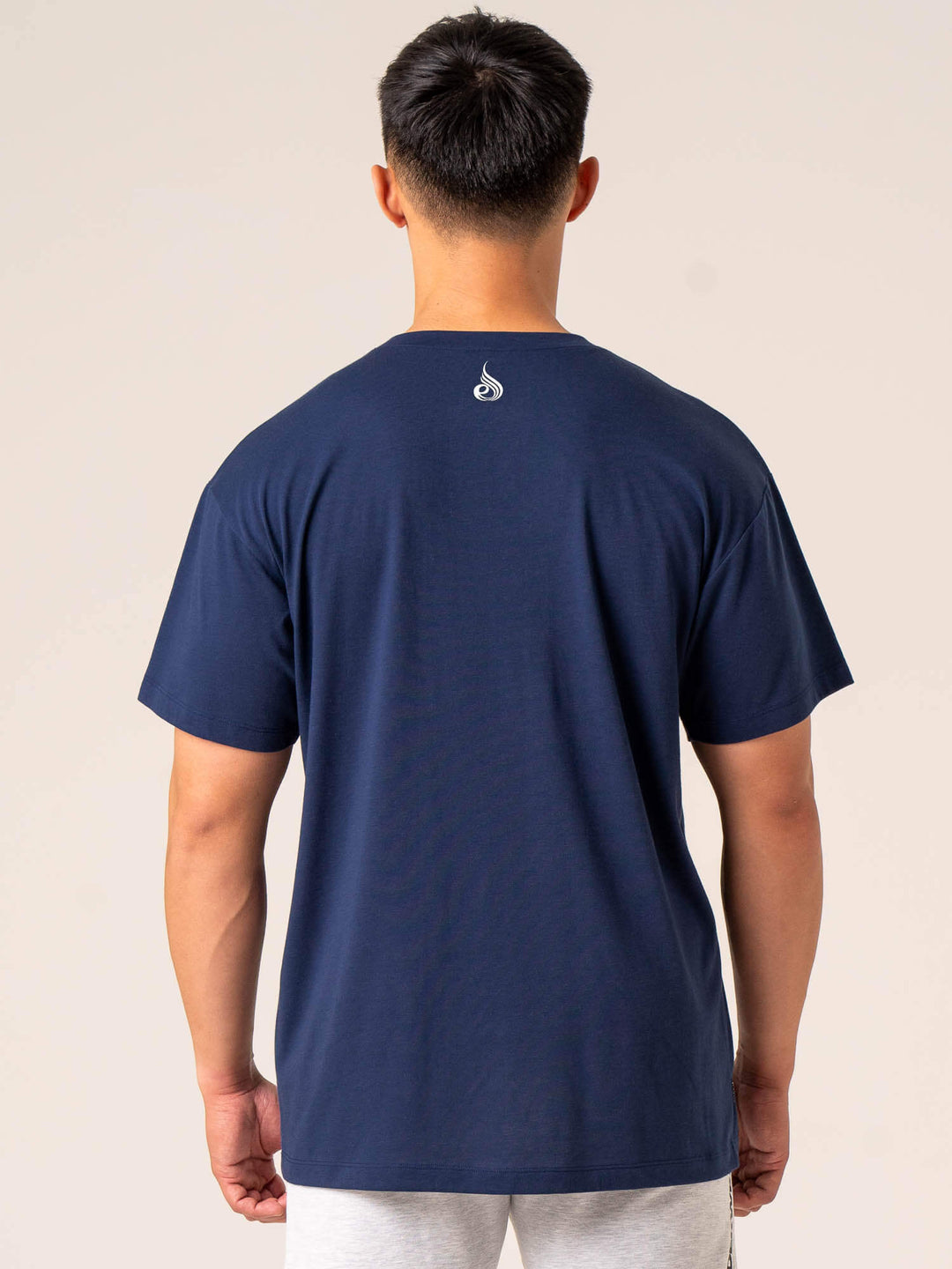 Emerge Oversized T-Shirt - Navy Clothing Ryderwear