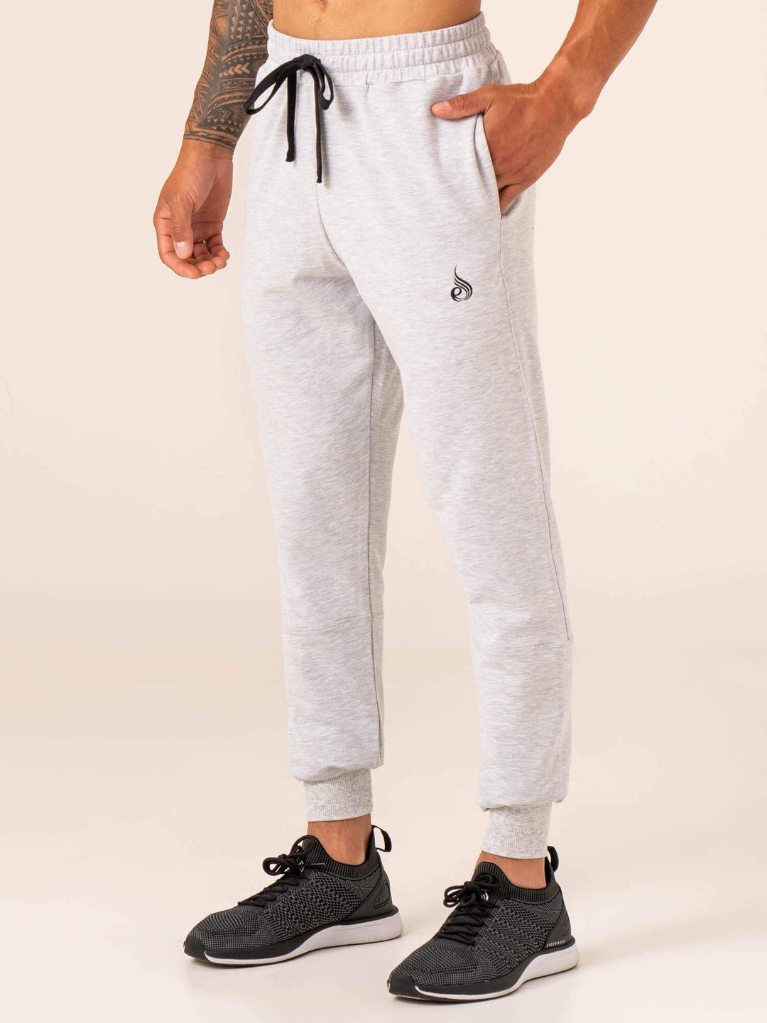 Emerge Track Pant - Snow Grey Marl Clothing Ryderwear
