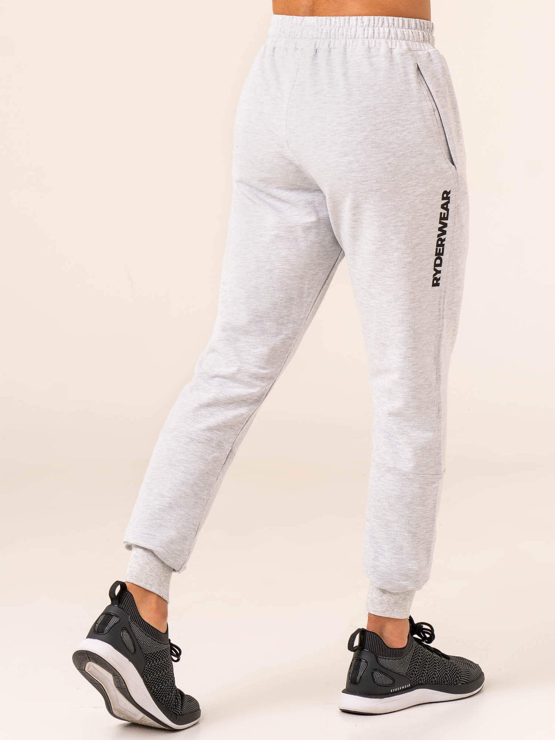 Emerge Track Pant - Snow Grey Marl Clothing Ryderwear