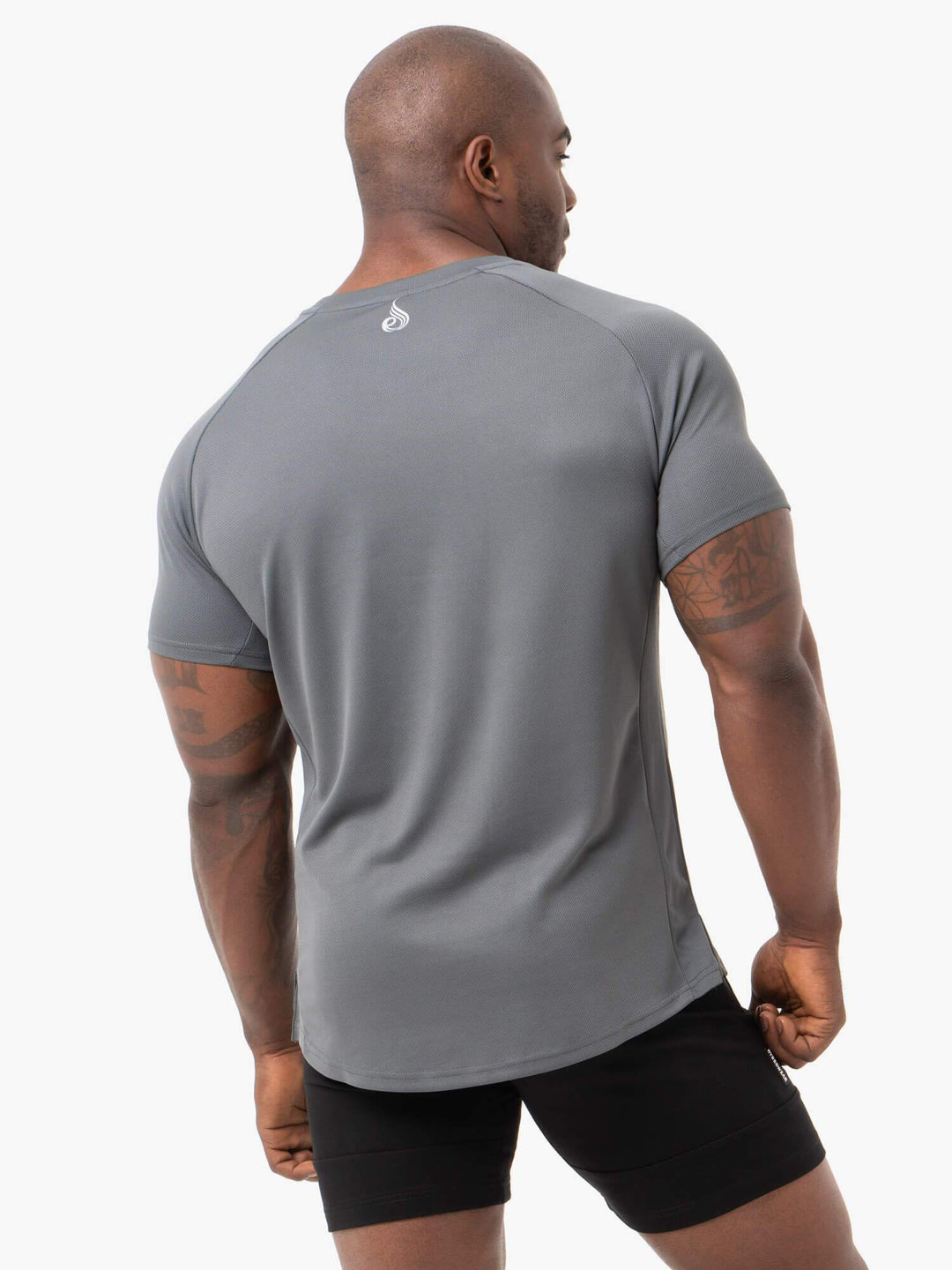 Energy Mesh T-Shirt - Charcoal Clothing Ryderwear