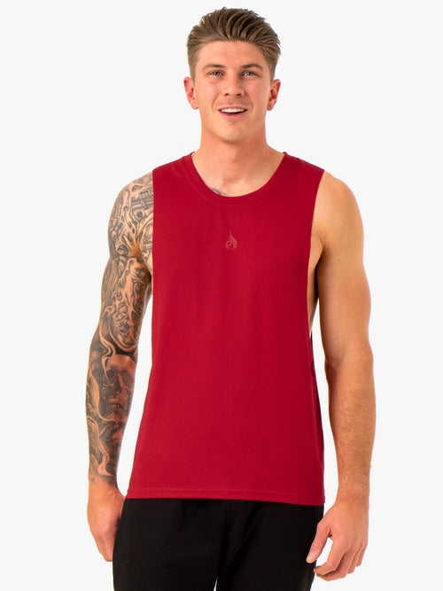 Enhance Baller Tank Burgundy