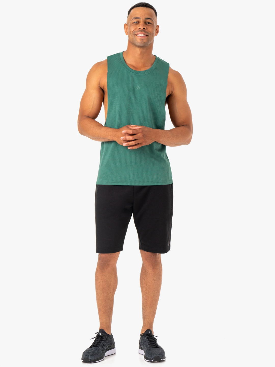 Enhance Baller Tank - Green Clothing Ryderwear