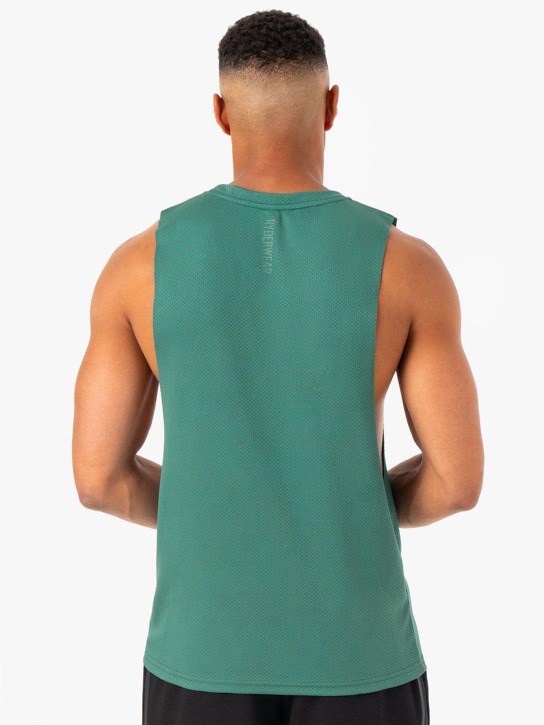 Enhance Baller Tank - Green Clothing Ryderwear