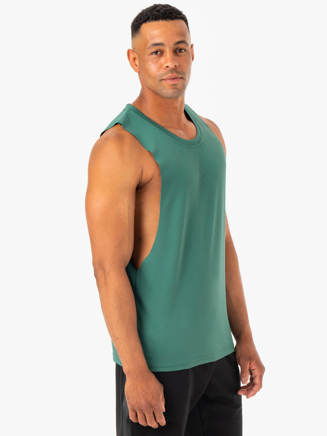 Enhance Baller Tank - Green Clothing Ryderwear