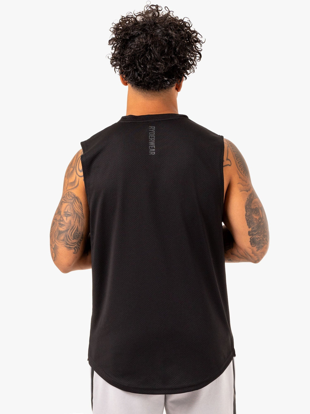 Enhance Muscle Tank - Black Clothing Ryderwear
