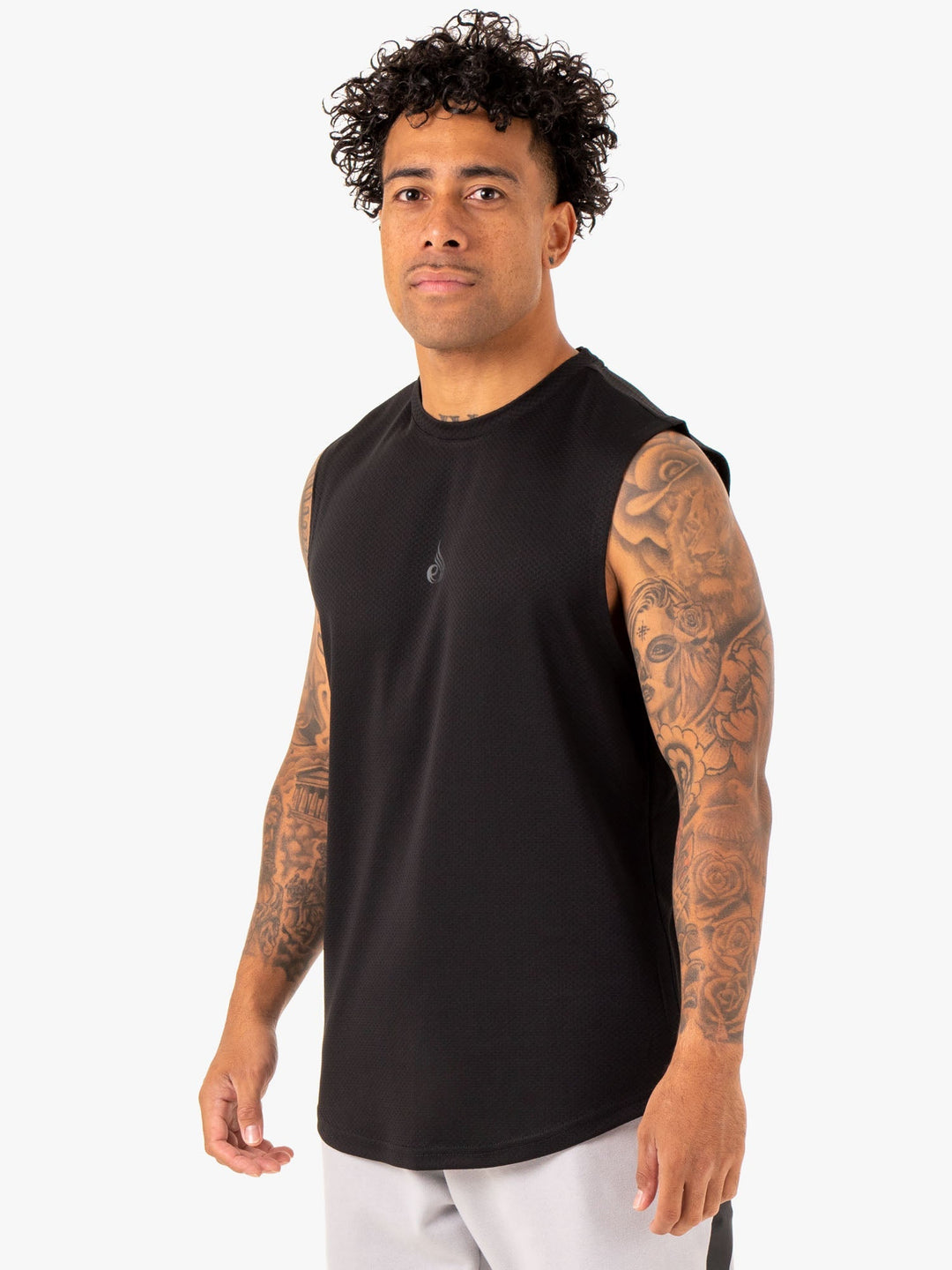 Enhance Muscle Tank - Black Clothing Ryderwear
