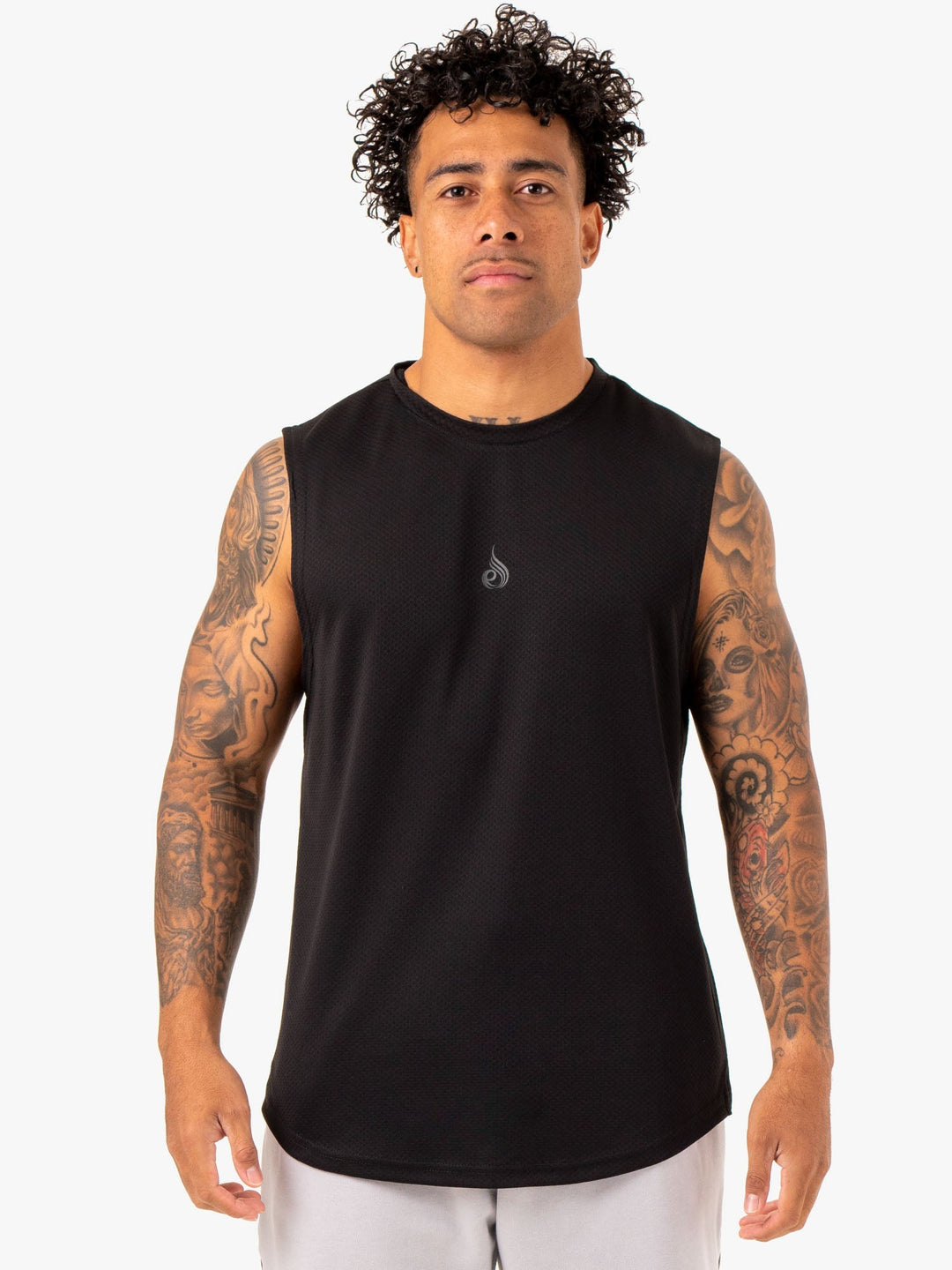 Enhance Muscle Tank - Black Clothing Ryderwear