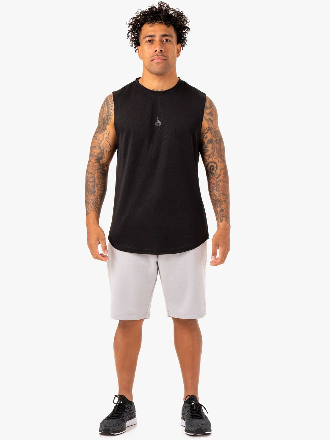 Enhance Muscle Tank - Black Clothing Ryderwear