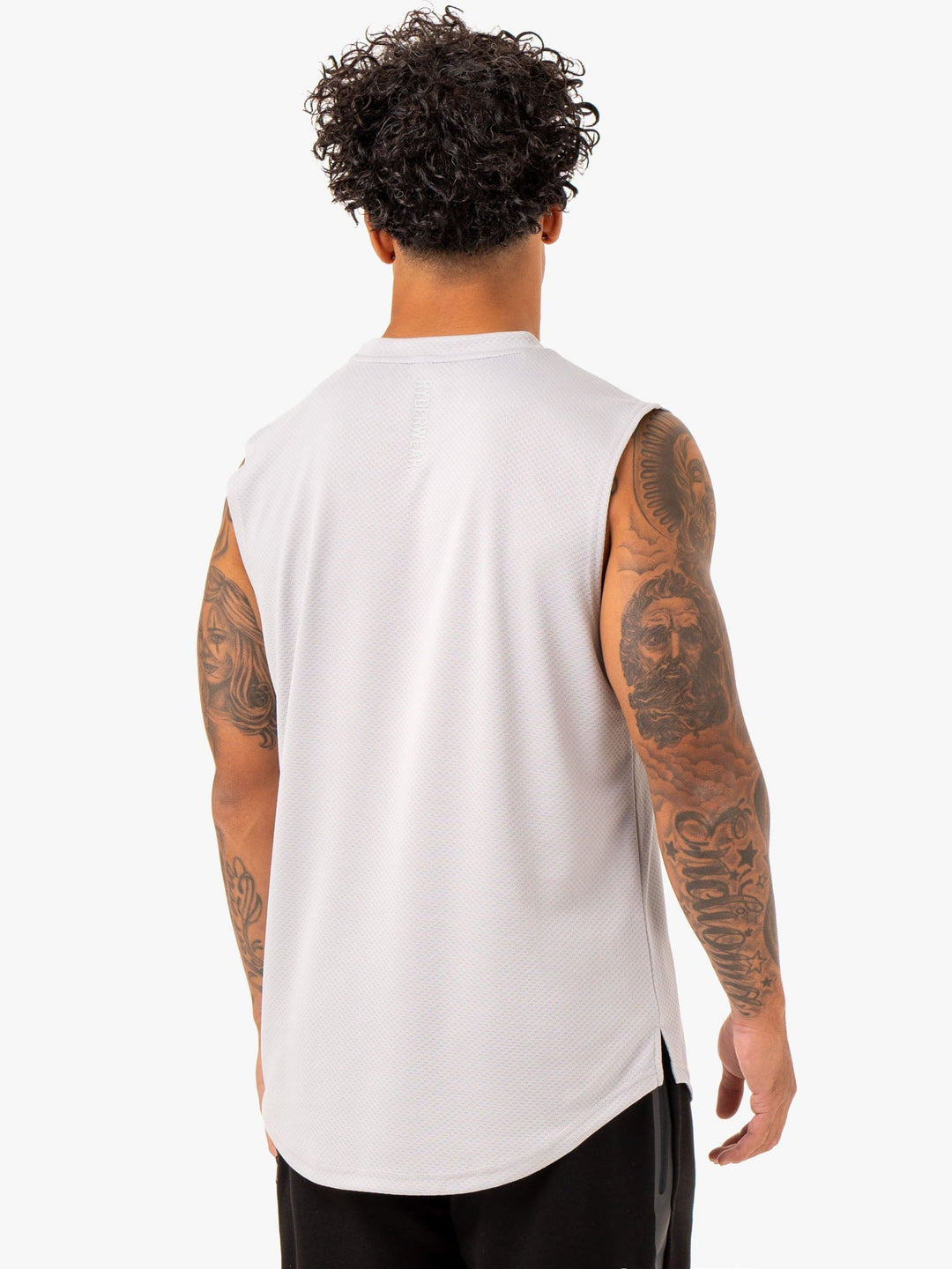 Enhance Muscle Tank - Snow Grey Clothing Ryderwear