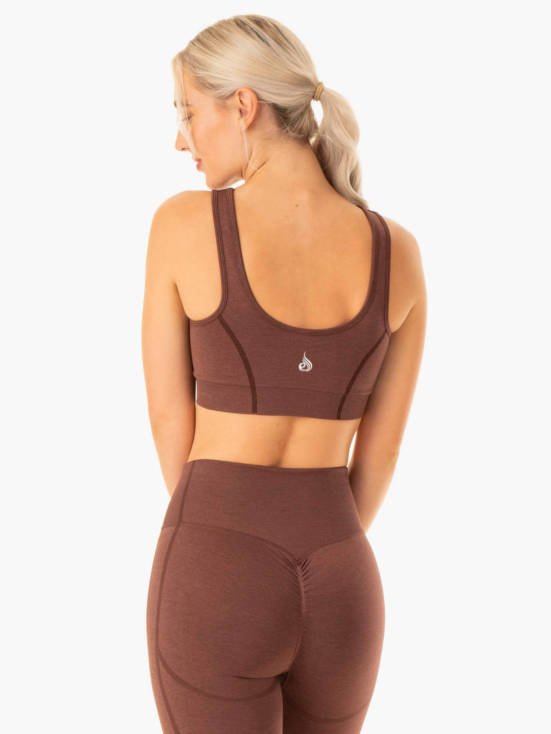 Enhance Seamless Sports Bra - Chocolate Clothing Ryderwear