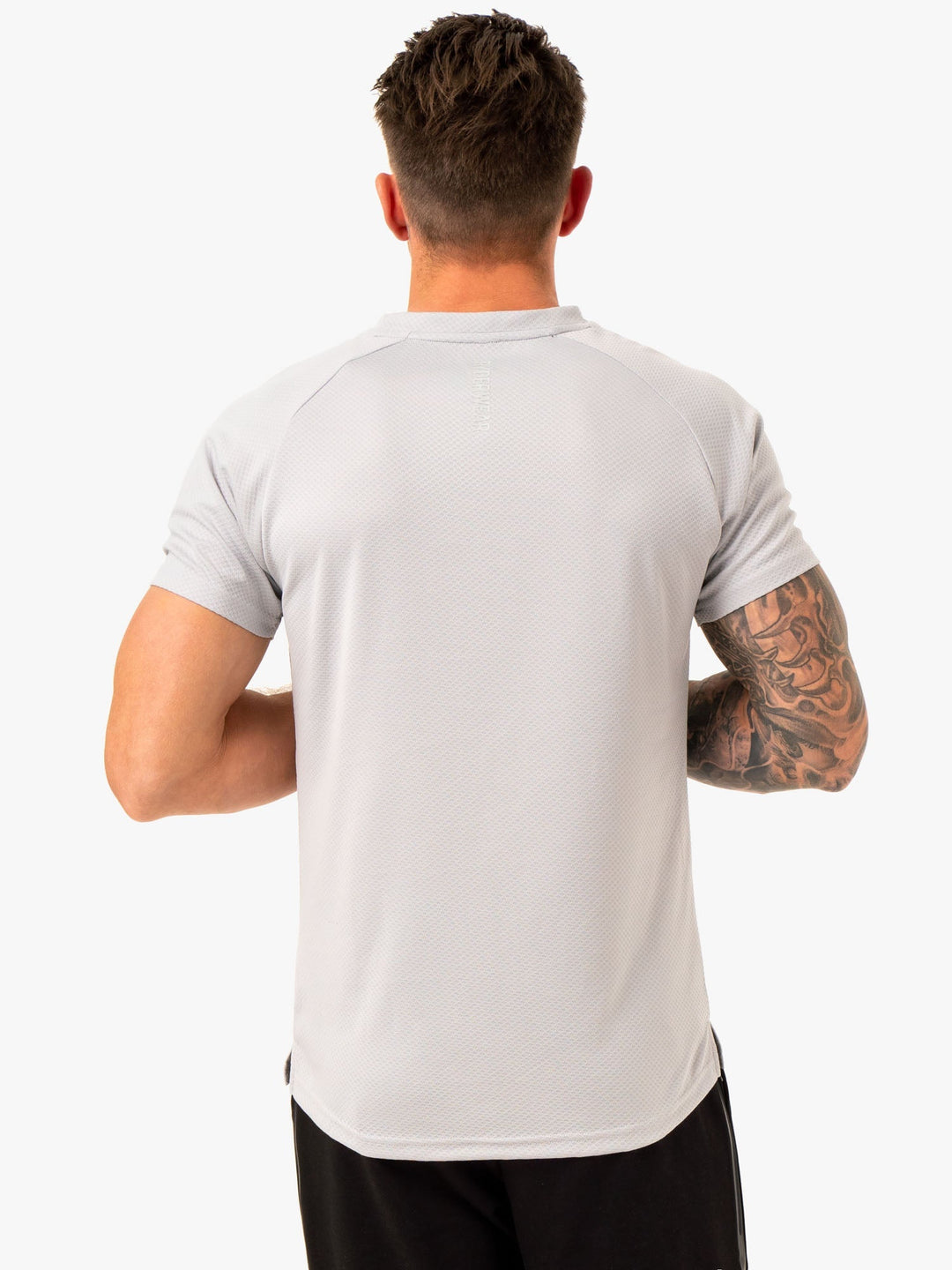 Enhance T-Shirt - Snow Grey Clothing Ryderwear