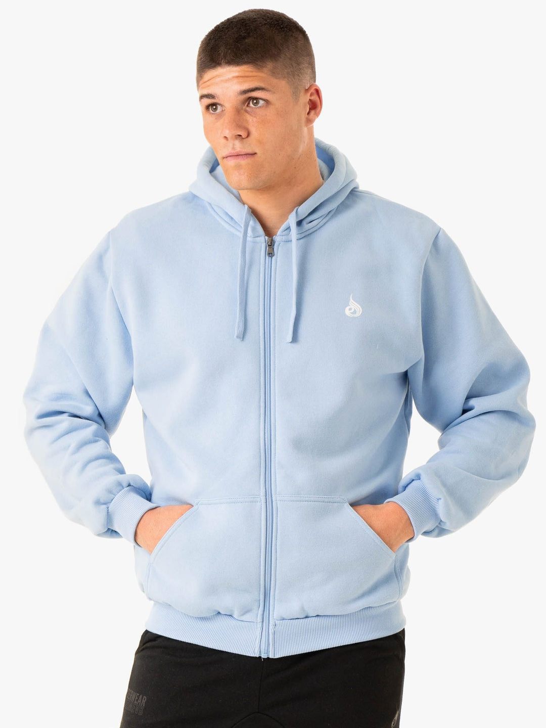 Essential Zip Up Jacket - Sky Blue Clothing Ryderwear 